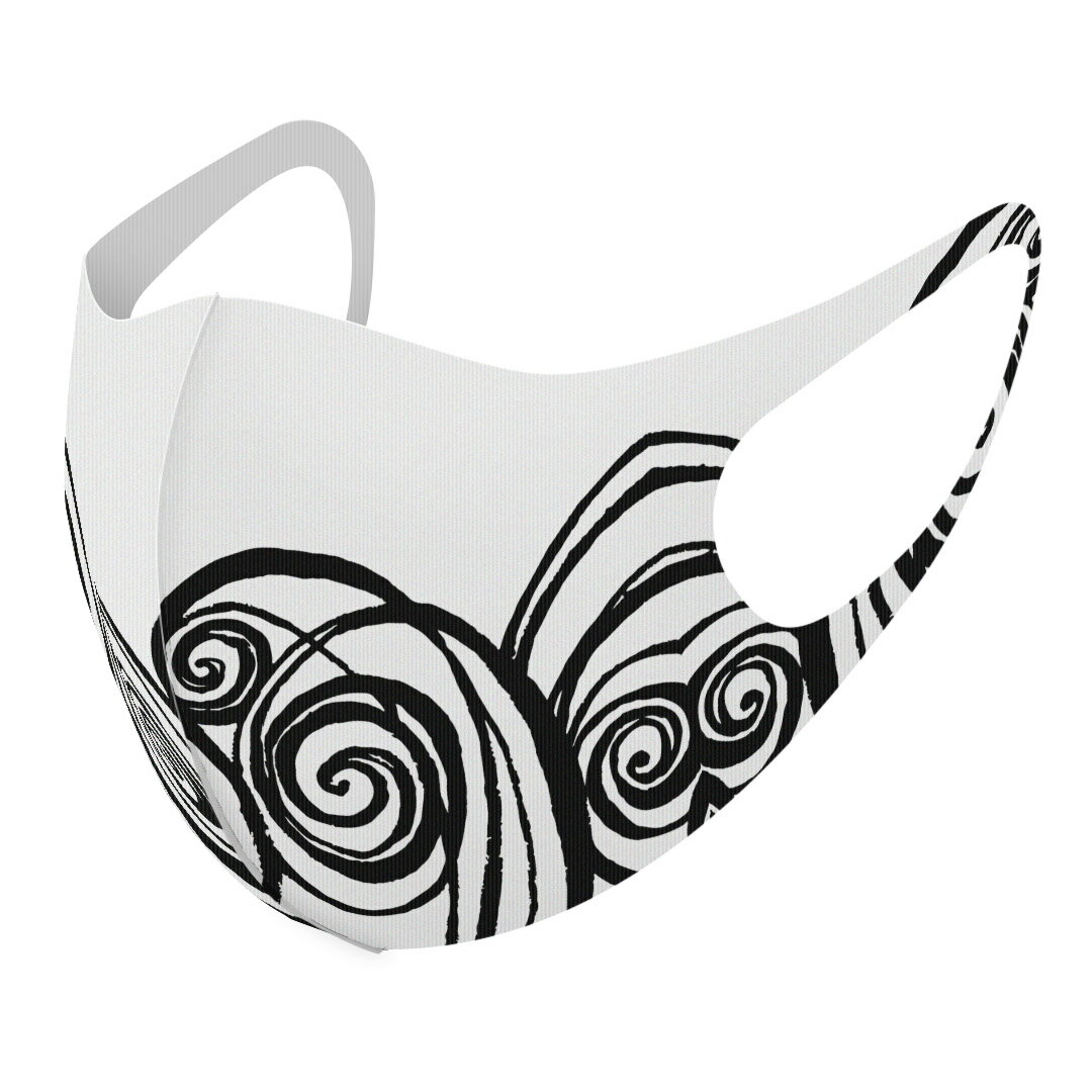 商品特徴・洗って繰り返し使える デザインマスク 2枚セット・素材：ポリエステル　サラサラとした肌触りで通気性がよく、呼吸も苦しくなりにくい・3D立体構造で伸縮性もあるので、顔にしっかりフィットして耳が痛くなりにくい・専用の高精細転写プリンタ...