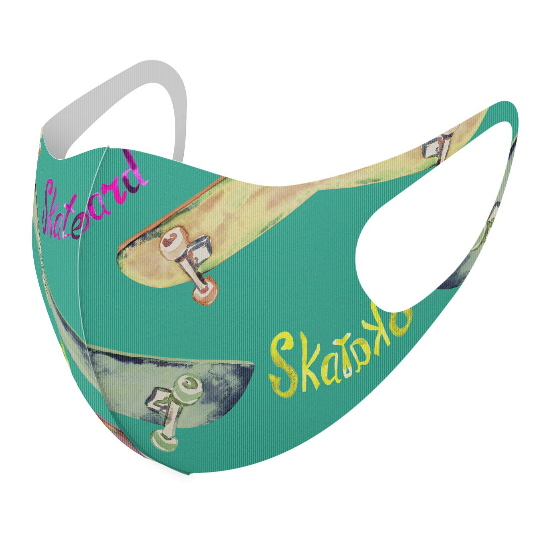 2枚セット デザインマスク 洗えるマスク おしゃれ 人気 ファッション ポリエステル 布マスク 洗って 繰..