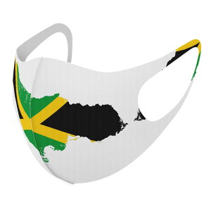 2枚セット デザインマスク 洗えるマスク おしゃれ 人気 ファッション ポリエステル 布マスク 洗って 繰り返し 大人用 子供用 普通 メンズ レディース 男性 女性 こども ジュニア キッズ 幼児 未就学児 018858 国旗 jamaica ジャマイカ