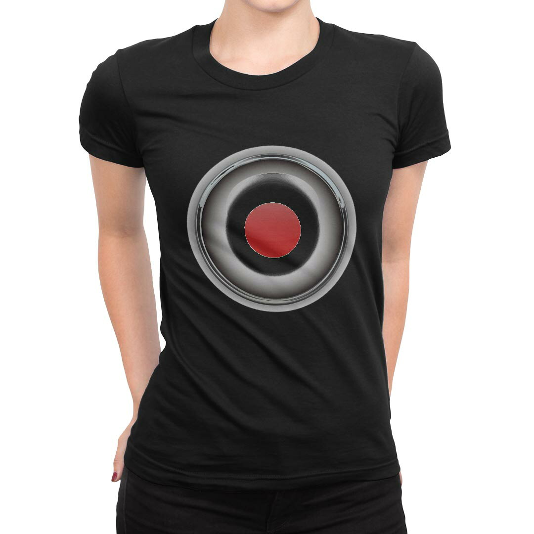 tシャツ レディース 半袖 ブラック 黒 デザイン M L Tシャツ ティーシャツ T shirt 000264 日本　国旗　マーク kabekore-11277359 kabeコレ パッケージ画像