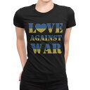 tシャツ レディース 半袖 ブラック 黒 デザイン M L Tシャツ ティーシャツ T shirt 020982 ukraine ウクライナ