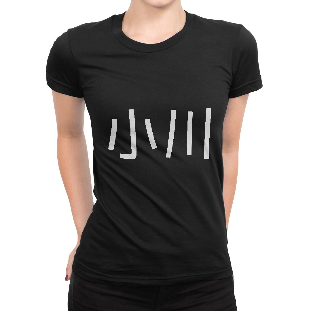 tシャツ レディース 半袖 ブラック 黒 デザイン M L Tシャツ ティーシャツ T shirt 021511 苗字 名前 小川 kabekore-11275658 kabeコレ パッケージ画像
