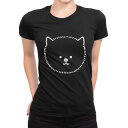 tシャツ レディース 半袖 ブラック 黒 デザイン M L Tシャツ ティーシャツ T shirt 022509 犬 dog かわいい
