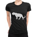 tシャツ レディース 半袖 ブラック 黒 デザイン M L Tシャツ ティーシャツ T shirt 022741 寅