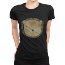tシャツ レディース 半袖 ブラック 黒 デザイン M L Tシャツ ティーシャツ T shirt 026108 動物 ライオン