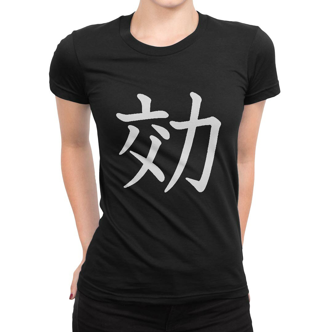 tシャツ レディース 半袖 ブラック 黒 デザイン M L Tシャツ ティーシャツ T shirt 026486 効 kabekore-11275902 kabeコレ パッケージ画像