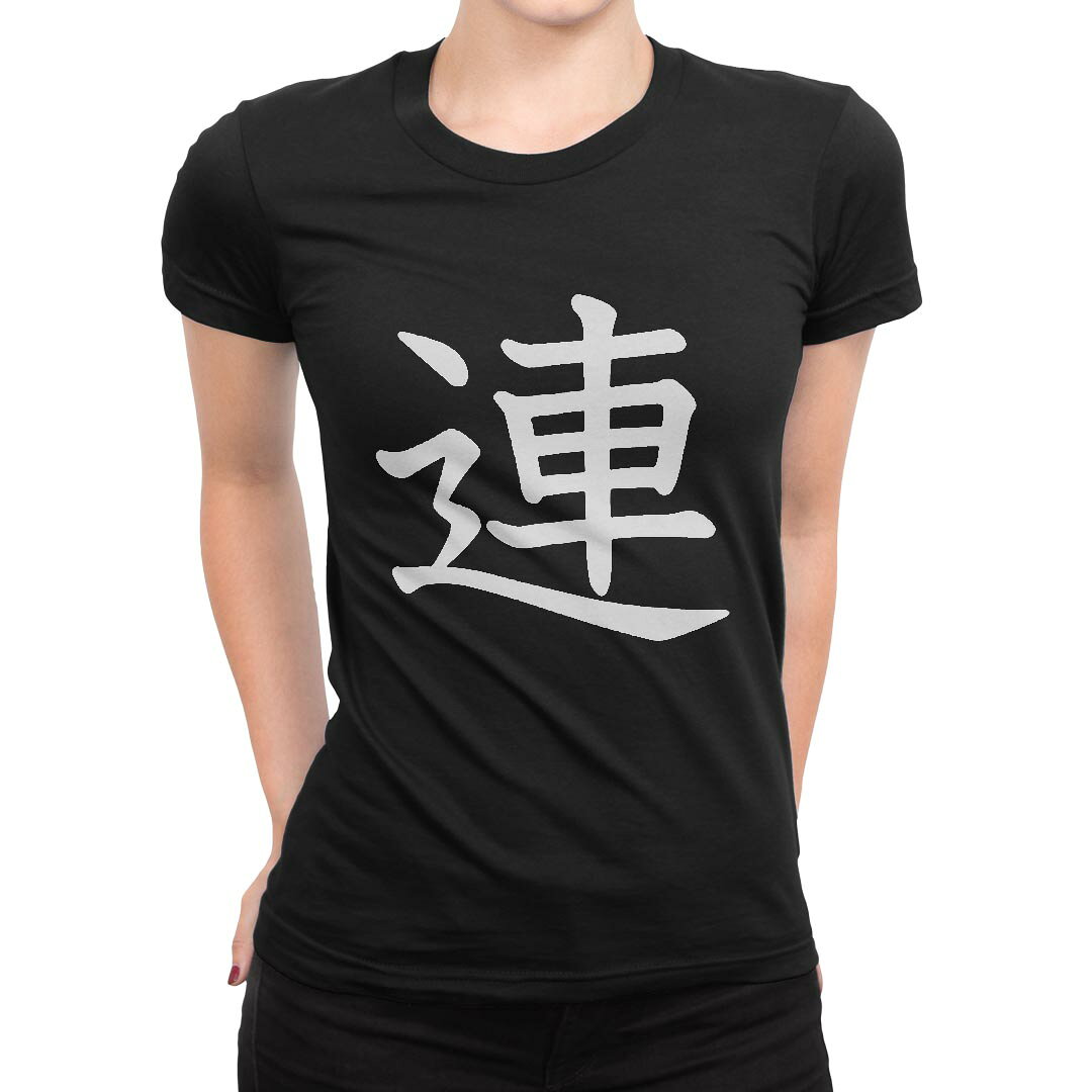 tシャツ レディース 半袖 ブラック 黒 デザイン M L Tシャツ ティーシャツ T shirt 027905 連