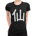 tシャツ レディース 半袖 ブラック 黒 デザイン M L Tシャツ ティーシャツ T shirt 028174 仙