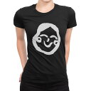 tシャツ レディース 半袖 ブラック 黒 デザイン S M L XL Tシャツ ティーシャツ T shirt 031612 節分 福 かわいい