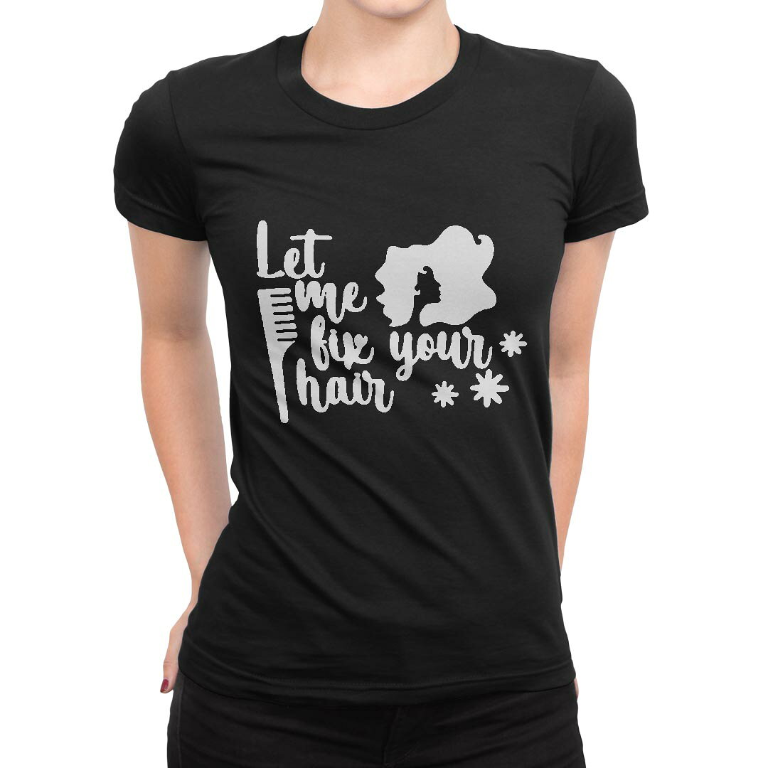 tシャツ レディース 半袖 ブラック 黒 デザイン S M L XL Tシャツ ティーシャツ T shirt 031757 女性 ビューティー ヘアスタイル kabekore-11262994 kabeコレ パッケージ画像