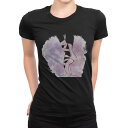 tシャツ レディース 半袖 ブラック 黒 デザイン S M L XL Tシャツ ティーシャツ T shirt 032119 靴 ヒール イラスト