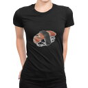 tシャツ レディース 半袖 ブラック 黒 デザイン M L Tシャツ ティーシャツ T shirt 032579 sushi お寿司