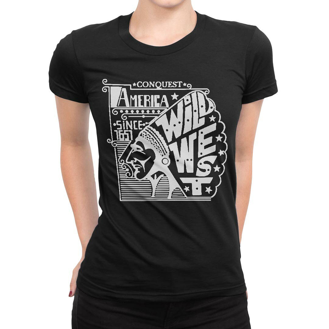 tシャツ レディース 半袖 ブラック 黒 デザイン M L Tシャツ ティーシャツ T shirt 010603 アメリカ　英語　人物 kabekore-11279893 kabeコレ パッケージ画像