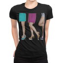 tシャツ レディース 半袖 ブラック 黒 デザイン M L Tシャツ ティーシャツ T shirt 011434 ファッション スカート 写真