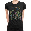 tシャツ レディース 半袖 ブラック 黒 デザイン M L Tシャツ ティーシャツ T shirt 013441 七夕 イベント 笹