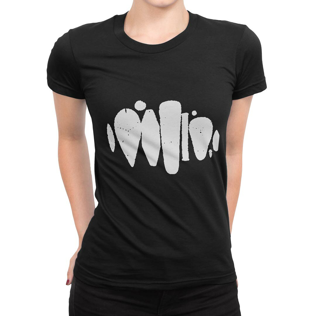 tシャツ レディース 半袖 ブラック 黒 デザイン M L Tシャツ ティーシャツ T shirt 014609 民族　模様 kabekore-11276290 kabeコレ パッケージ画像
