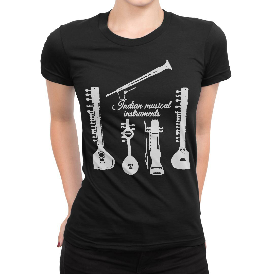 乐天商城 - tシャツ レディース 半袖 ブラック 黒 デザイン M L Tシャツ ティーシャツ T shirt 014872 音楽　楽器　白黒