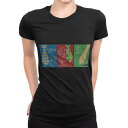 tシャツ レディース 半袖 ブラック 黒 デザイン M L Tシャツ ティーシャツ T shirt 014956 ネクタイ 父の日 father