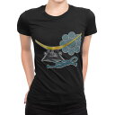 tシャツ レディース 半袖 ブラック 黒 デザイン M L Tシャツ ティーシャツ T shirt 015318 こどもの日 鯉のぼり 兜 熊