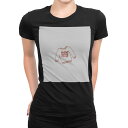 tシャツ レディース 半袖 ブラック 黒 デザイン S M L XL Tシャツ ティーシャツ T shirt 017675 クリスマス クリスマス 服 赤