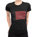 tシャツ レディース 半袖 ブラック 黒 デザイン M L Tシャツ ティーシャツ T shirt 018435 dubai ドバイ