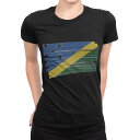 tシャツ レディース 半袖 ブラック 黒 デザイン M L Tシャツ ティーシャツ T shirt 018561 solomon-islands ソロモン諸島