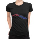 tシャツ レディース 半袖 ブラック 黒 デザイン M L Tシャツ ティーシャツ T shirt 018805 cuba キューバ