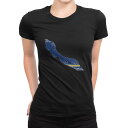 tシャツ レディース 半袖 ブラック 黒 デザイン M L Tシャツ ティーシャツ T shirt 018806 curacao キュラソー
