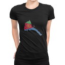 tシャツ レディース 半袖 ブラック 黒 デザイン M L Tシャツ ティーシャツ T shirt 018822 eritrea エリトリア