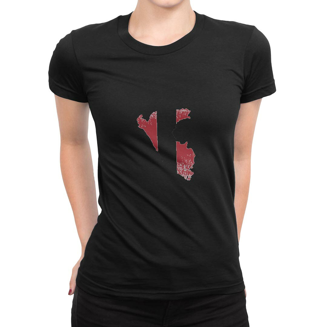 tシャツ レディース 半袖 ブラック 黒 デザイン M L Tシャツ ティーシャツ T shirt 018921 peru ペルー kabekore-11278442 kabeコレ パッケージ画像