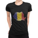 tシャツ レディース 半袖 ブラック 黒 デザイン M L Tシャツ ティーシャツ T shirt 018929 romania ルーマニア