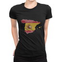 tシャツ レディース 半袖 ブラック 黒 デザイン M L Tシャツ ティーシャツ T shirt 018953 spain スペイン