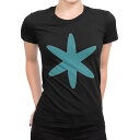 tシャツ レディース 半袖 ブラック 黒 デザイン M L Tシャツ ティーシャツ T shirt 019040 アイコン クリスマス