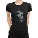 tシャツ レディース 半袖 ブラック 黒 デザイン M L Tシャツ ティーシャツ T shirt 019374 文字 5