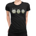 tシャツ レディース 半袖 ブラック 黒 デザイン M L Tシャツ ティーシャツ T shirt 019847 宇宙 恐竜 dinosaur