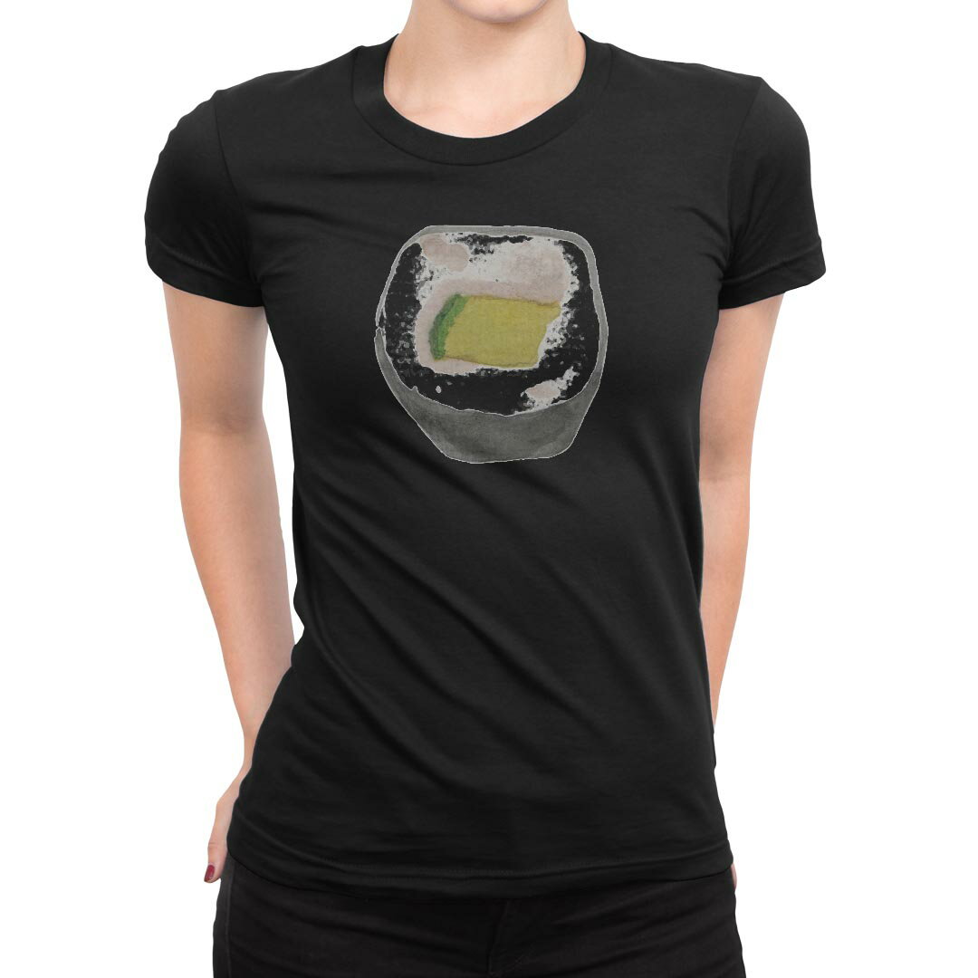 tシャツ レディース 半袖 ブラック 黒 デザイン M L Tシャツ ティーシャツ T shirt 019889 お寿司 Sush..