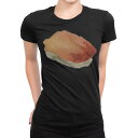 tシャツ レディース 半袖 ブラック 黒 デザイン M L Tシャツ ティーシャツ T shirt 019904 お寿司 Sushi ご飯