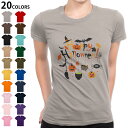 選べる20カラー tシャツ レディース 半袖 デザイン M L Tシャツ ティーシャツ T shirt 032590 ハロウィン キャラクター