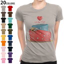 選べる20カラー tシャツ レディース 半袖 デザイン M L Tシャツ ティーシャツ T shirt 006744 ケーキ ハート