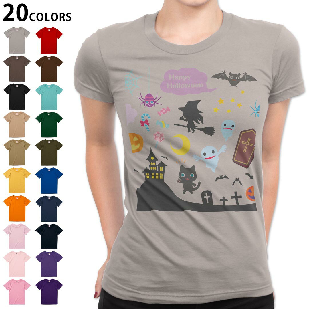 選べる20カラー tシャツ レディース 半袖 デザイン M L Tシャツ ティーシャツ T shir ...