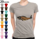 選べる20カラー tシャツ レディース 半袖 デザイン M L Tシャツ ティーシャツ T shirt 013187 鯉 魚 こいのぼり