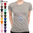 選べる20カラー tシャツ レディース 半袖 デザイン M L Tシャツ ティーシャツ T shirt 015672 マカロン お菓子 食べ物 リボン パステル