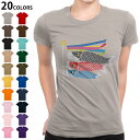 選べる20カラー tシャツ レディース 半袖 デザイン M L Tシャツ ティーシャツ T shirt 017659 鯉のぼり カラフル こいのぼり