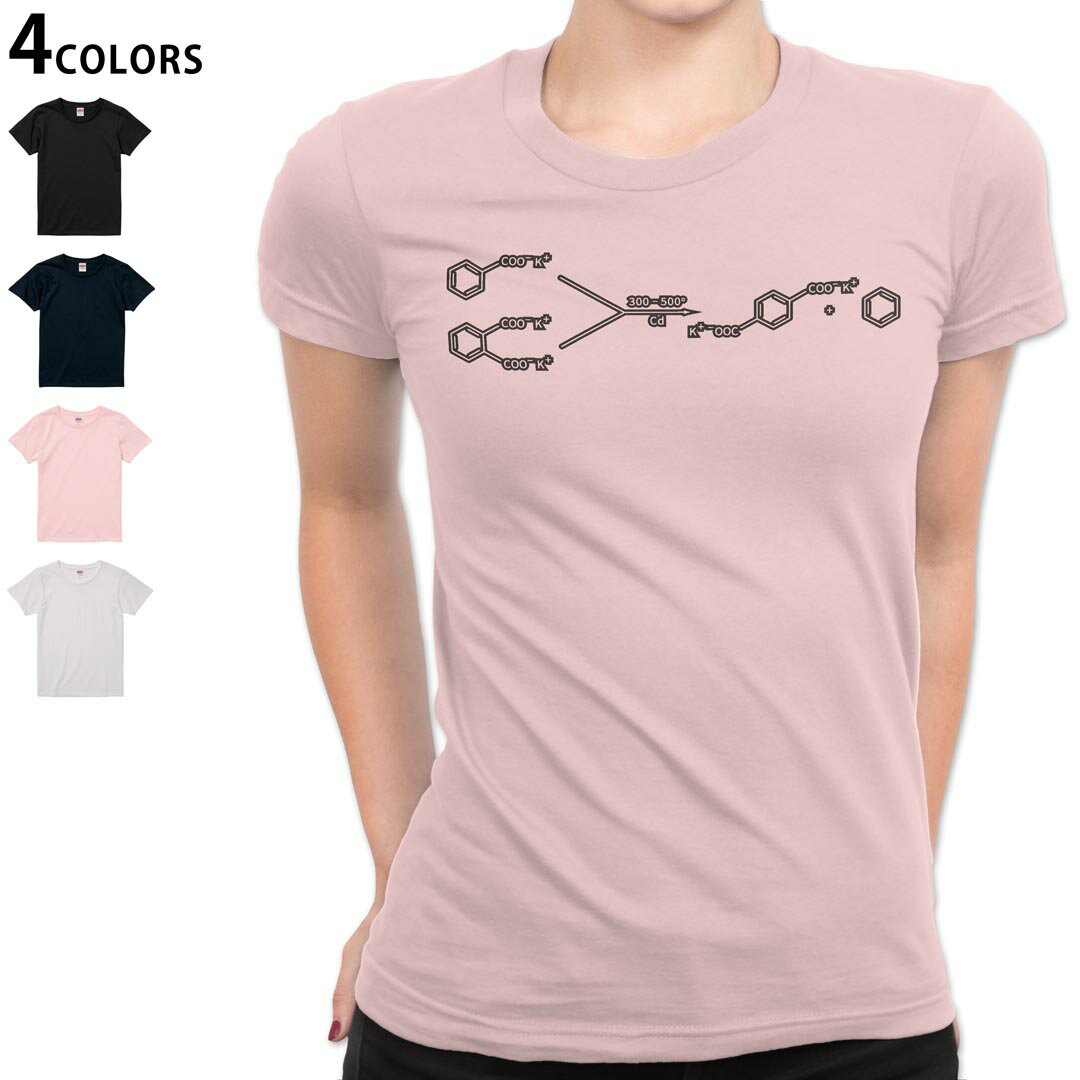 選べる20カラー tシャツ レディース 半袖 デザイン M L Tシャツ ティーシャツ T shirt 017706 Chemical 化学式