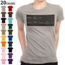 選べる20カラー tシャツ レディース 半袖 デザイン M L Tシャツ ティーシャツ T shirt 017712 Chemical 化学式
