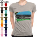 選べる20カラー tシャツ レディース 半袖 デザイン M L Tシャツ ティーシャツ T shirt 018605 zanzibar ザンジバル(4)