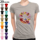 選べる20カラー tシャツ レディース 半袖 デザイン M L Tシャツ ティーシャツ T shirt 019322 文字 q アルファベット(4)