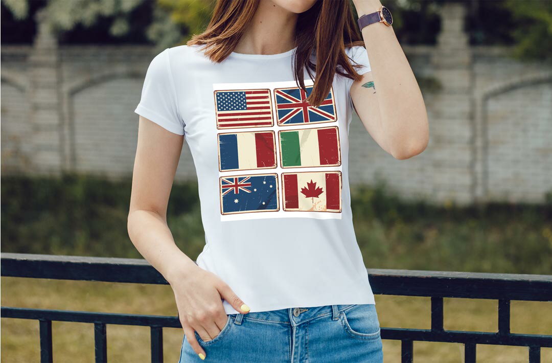 ドライTシャツ 吸水 速乾 DRY 選べる8カラー tシャツ レディース スポーツ ゆったり UV対策 デザイン M L Tシャツ ティーシャツ T shirt002698 外国　国旗