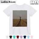 ドライTシャツ 吸水 速乾 DRY 選べる8カラー tシャツ レディース スポーツ ゆったり UV対策 デザイン M L Tシャツ ティーシャツ T shirt023982 人物 傘