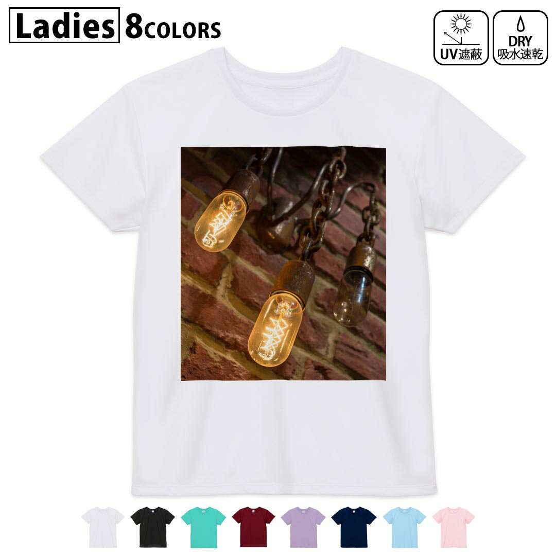 ドライTシャツ 吸水 速乾 DRY 選べる8カラー tシャツ レディース スポーツ ゆったり UV対策 デザイン M..